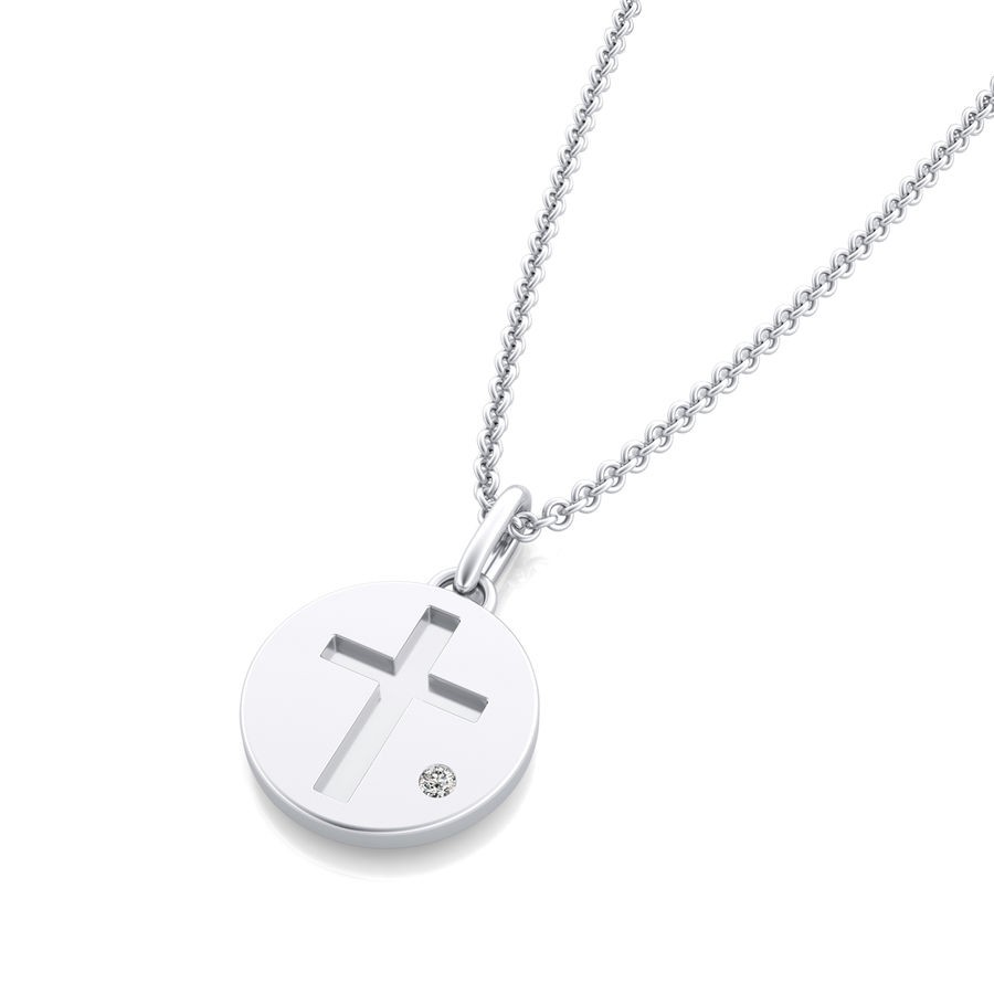 Cross Coin Pendant