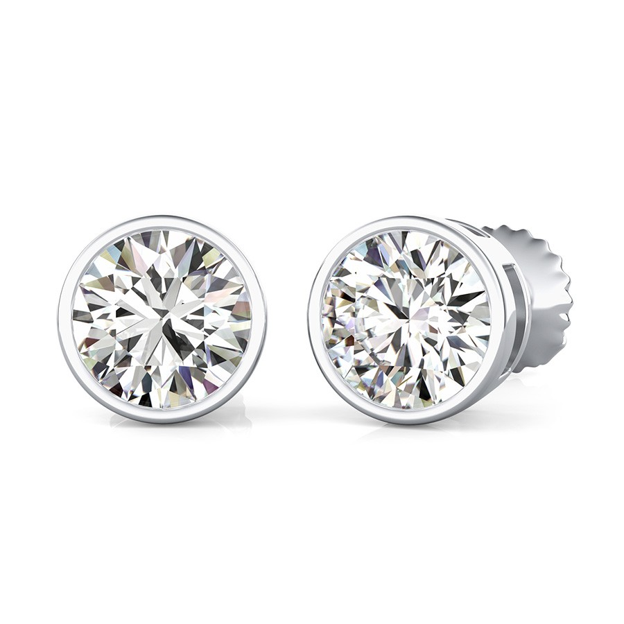 Bezel Earrings