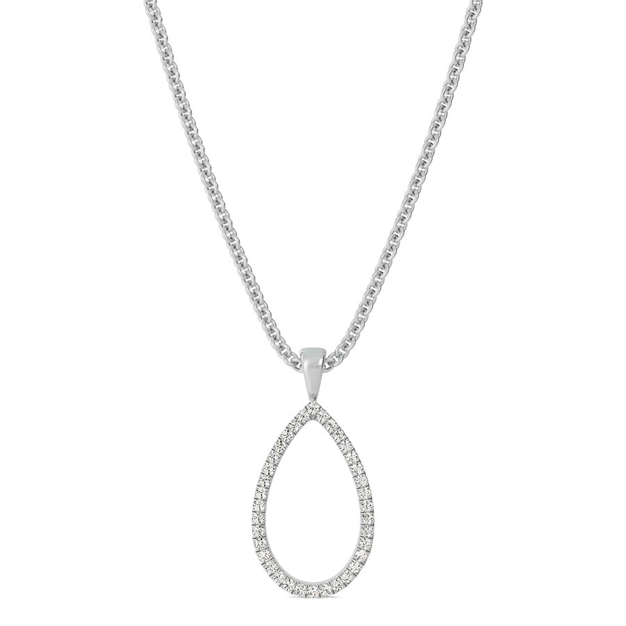 Open Pear Shaped Pendant