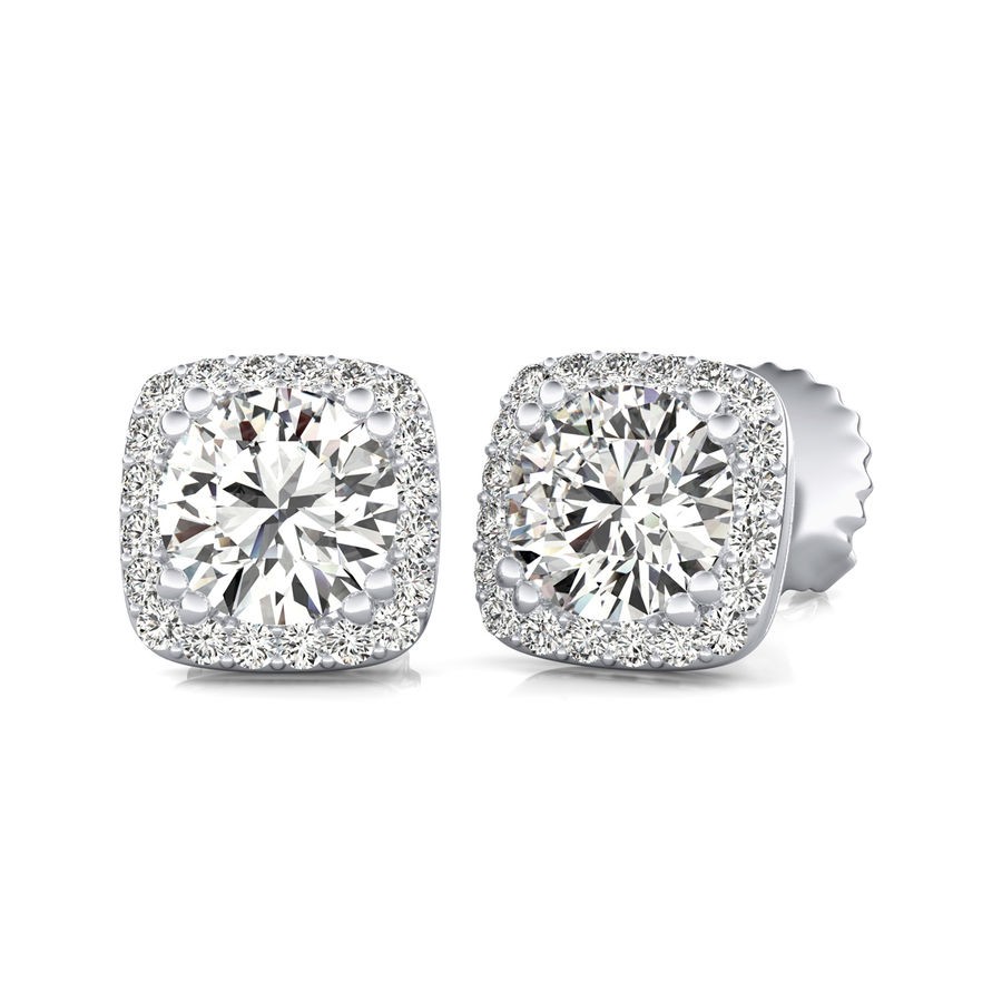 Halo Stud Earrings