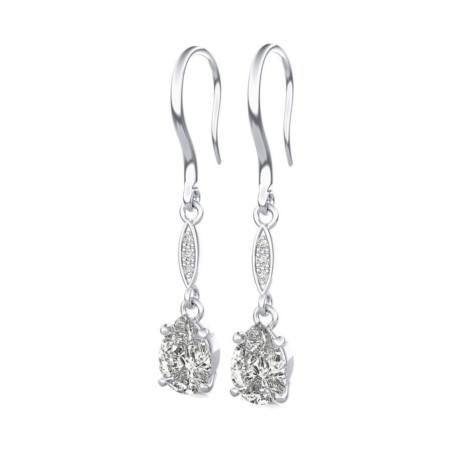 Lever Back Drop Earrings