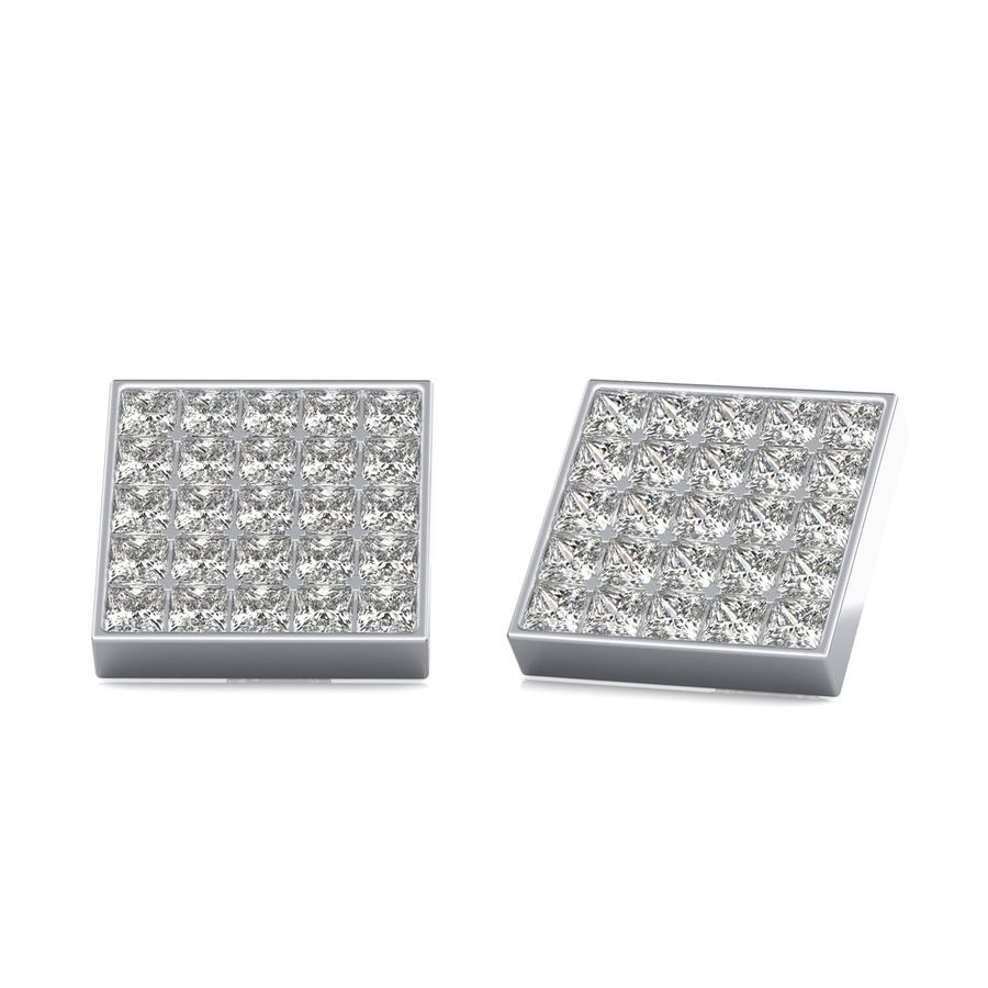 4.50 Ct. T.W. Cluster Stud Earrings