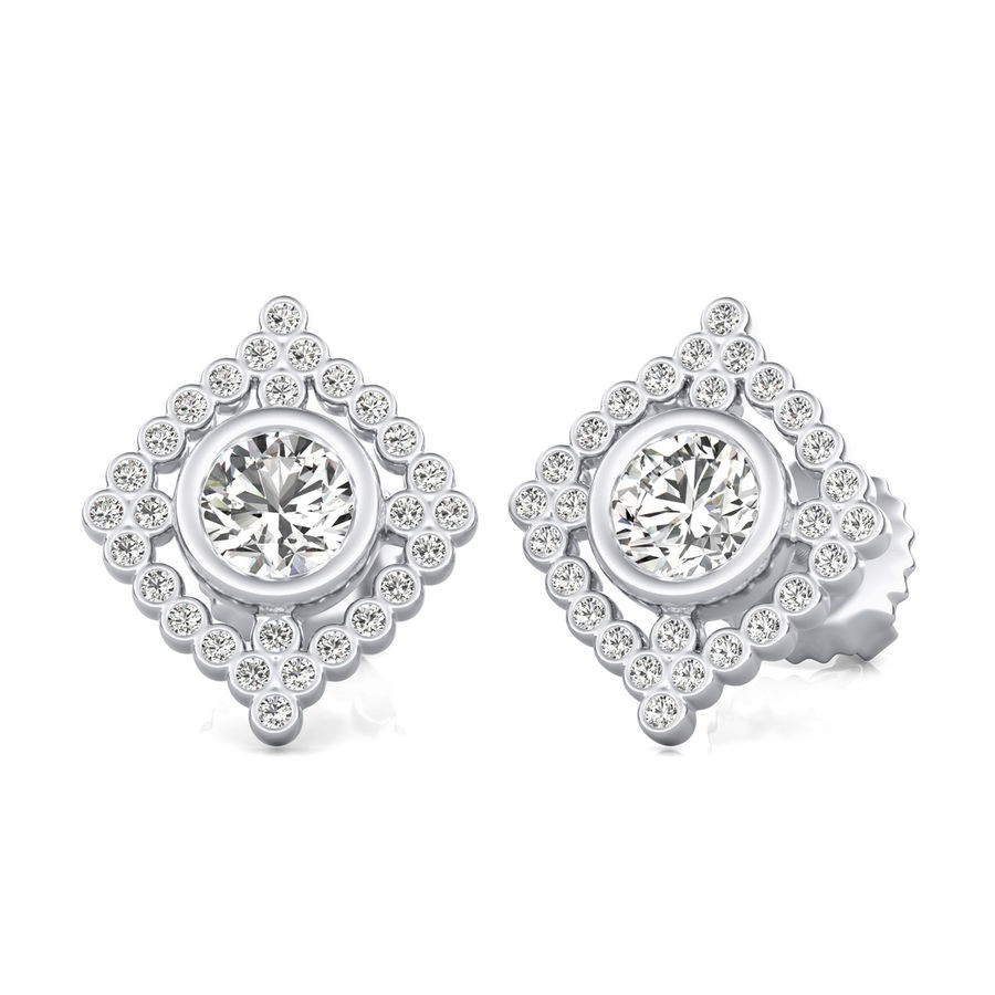 Halo Stud Earrings