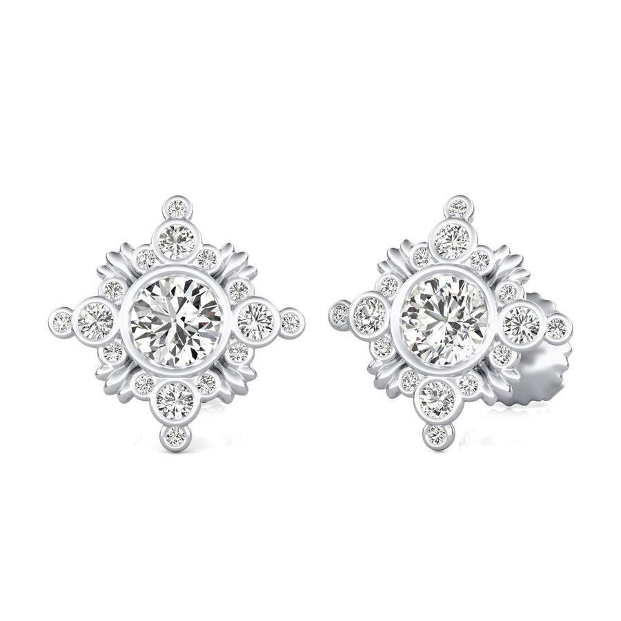 Halo Stud Earrings