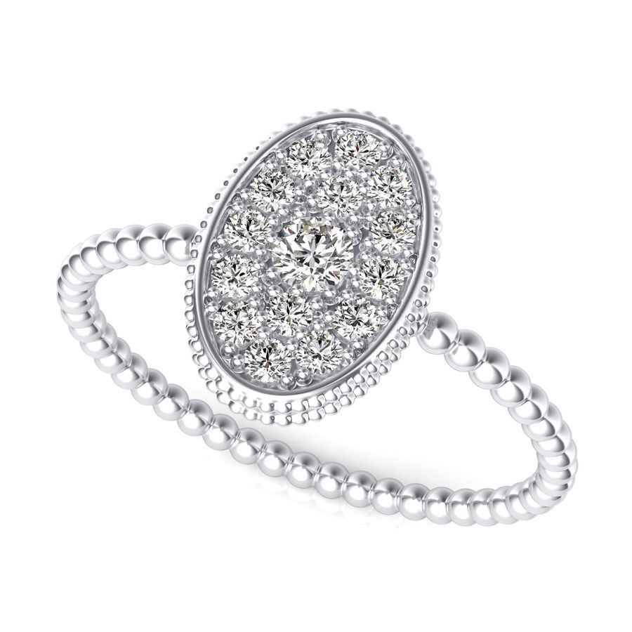 Oval Cocktail Ring