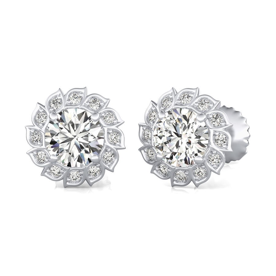 Halo Stud Earrings
