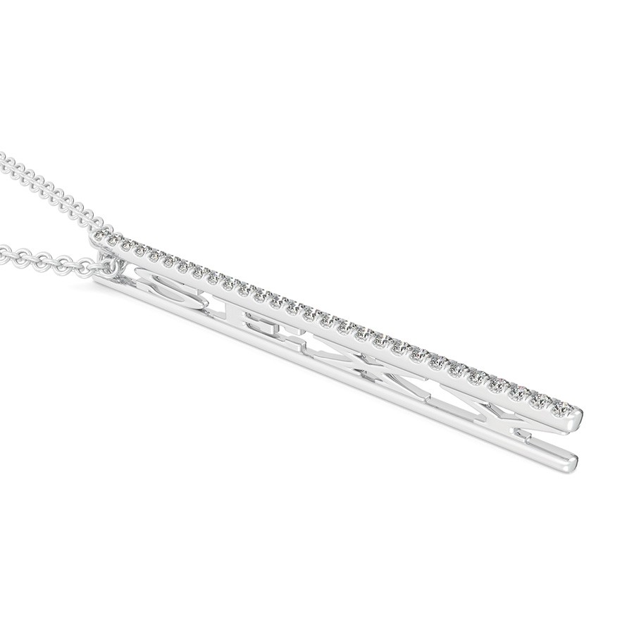 "SEXY"  Drop Bar Pendant 