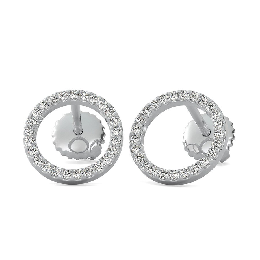 Open Circle 3/4 Inch Earrings