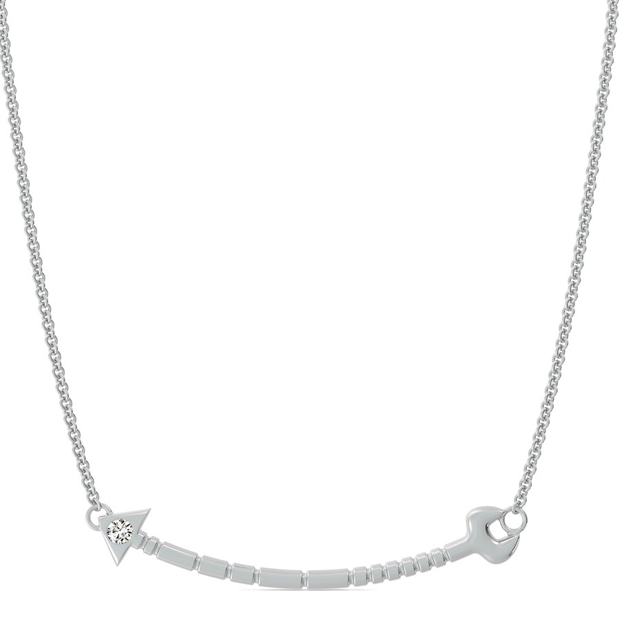 Curved Arrow Pendant