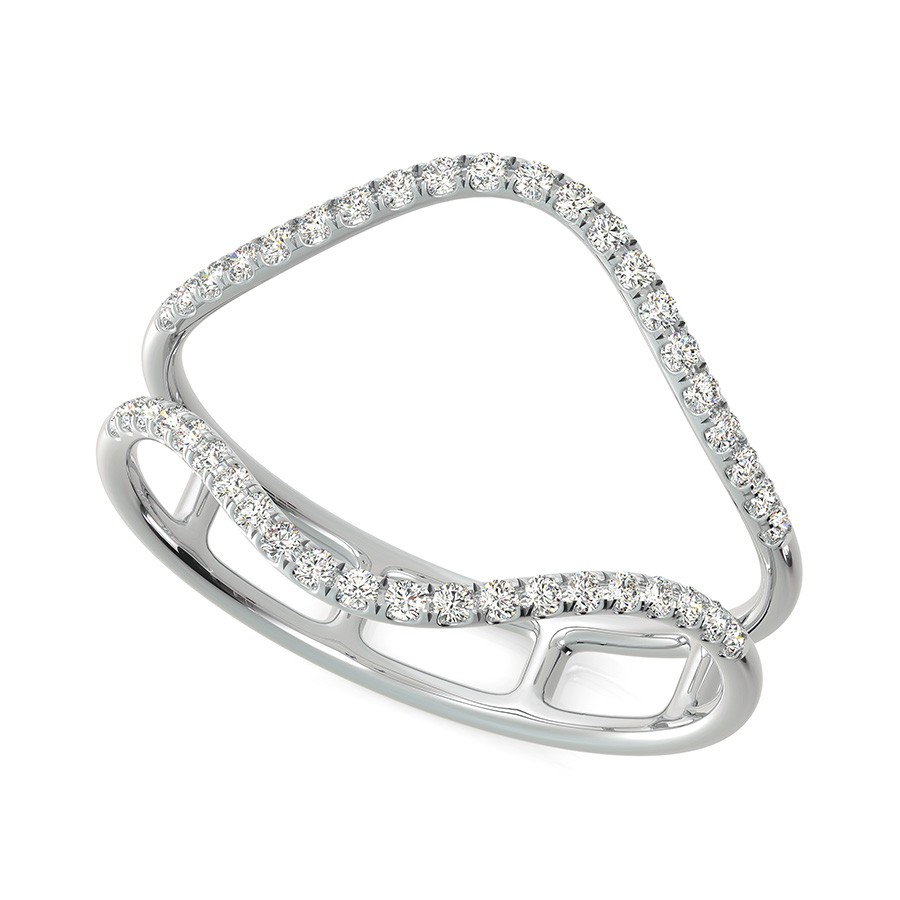  Two Row Skinny Ring