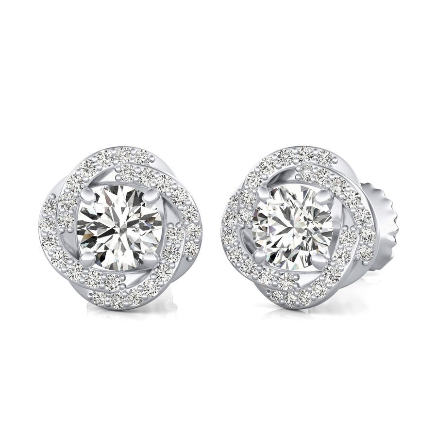 Halo Stud Earrings