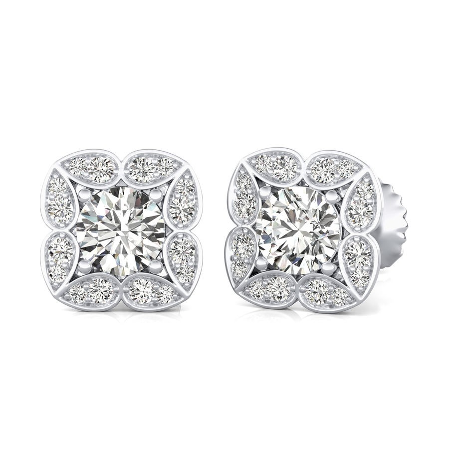 Halo Stud Earrings