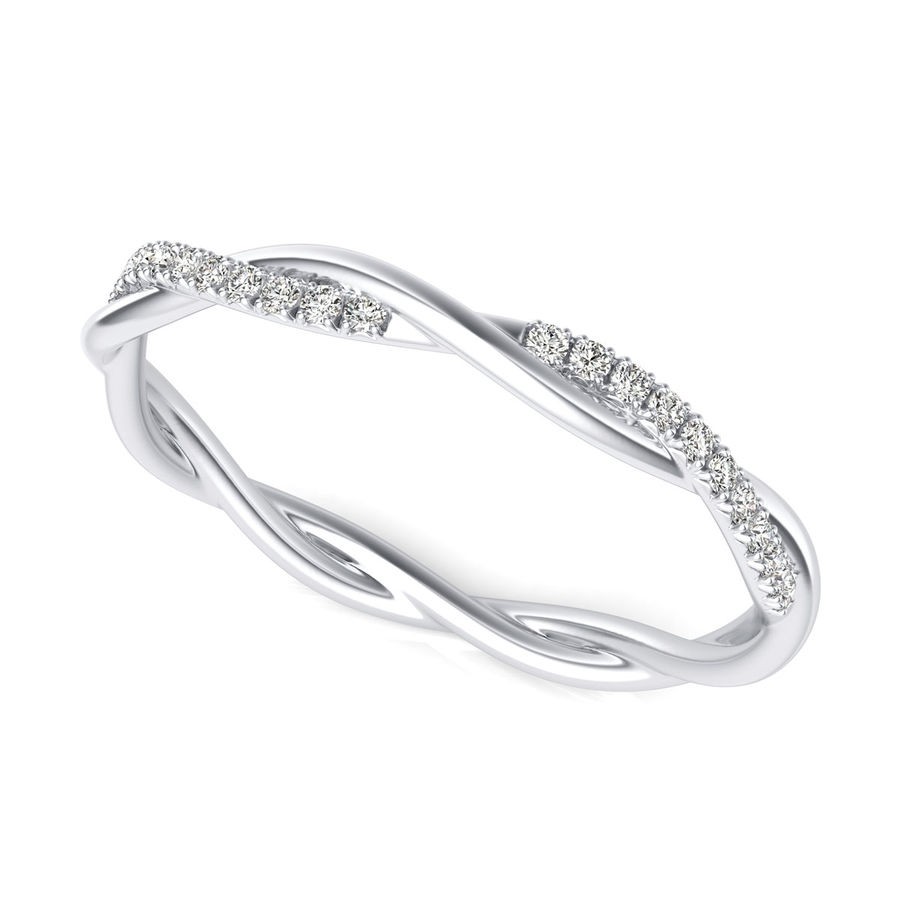 Half Eternity Twist Band
