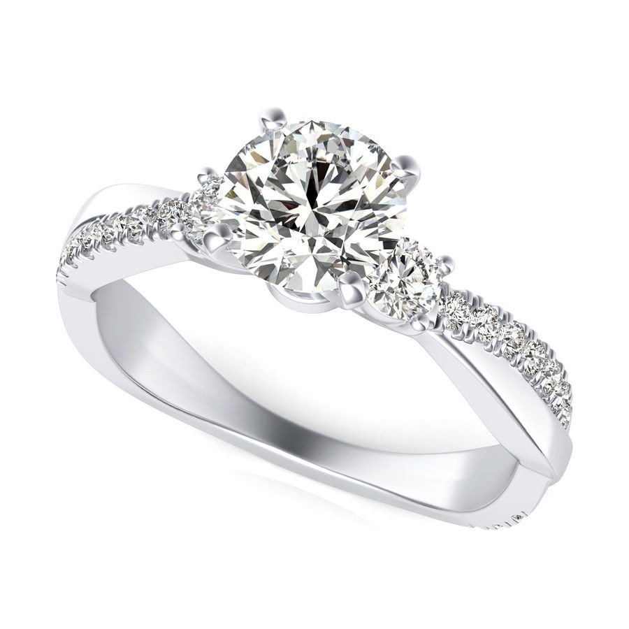 Three Stone Engagement