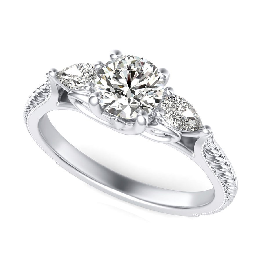 Three Stone Engagement