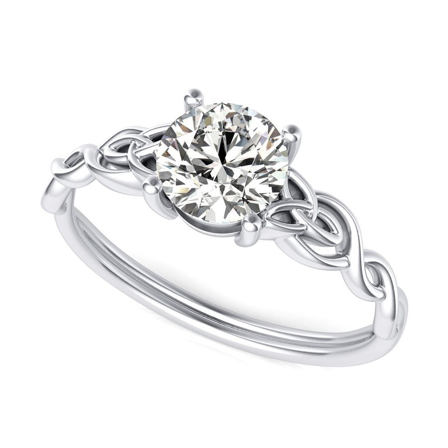 Twist Engagement Ring