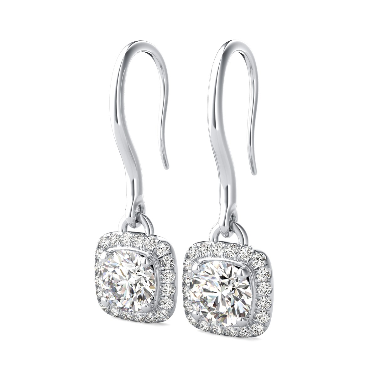 Halo Dangle Earrings