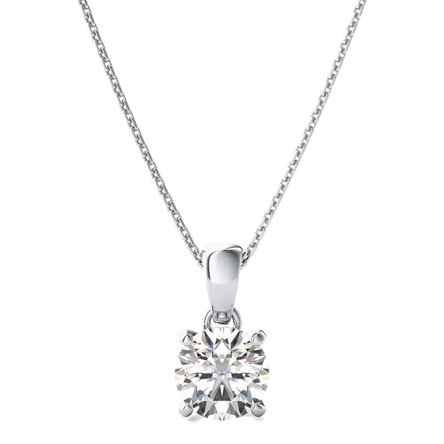 Solitaire Double Wire Basket Pendant 
