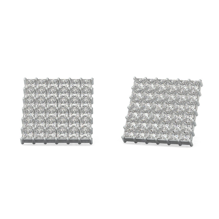3.00 Ct. T.W. Cluster Stud Earrings