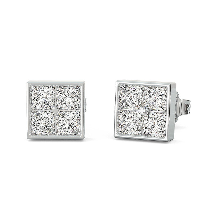 0.75 Ct. T.W. Cluster Stud Earrings