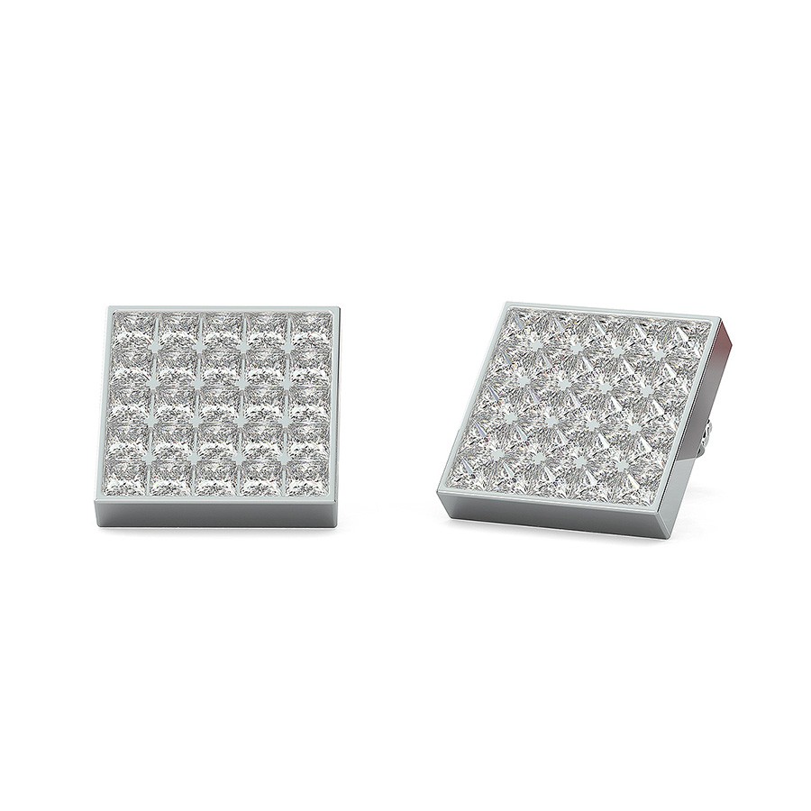2.50 Ct. T.W. Cluster Stud Earrings