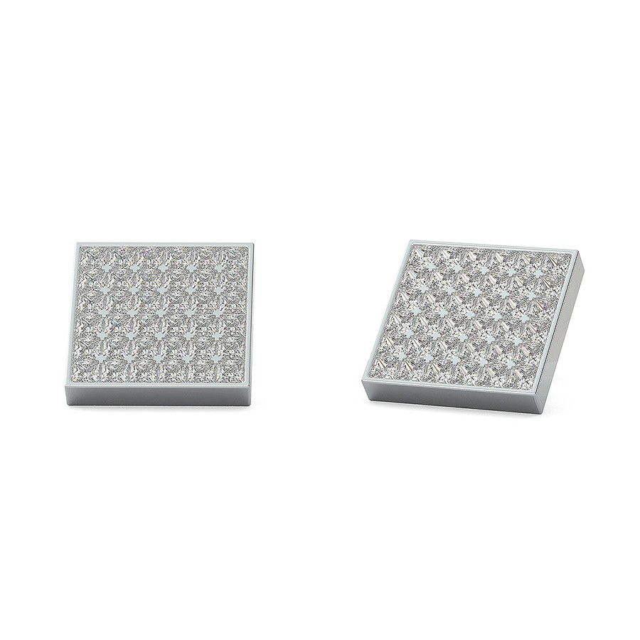 3.00 Ct. T.W. Cluster Stud Earrings