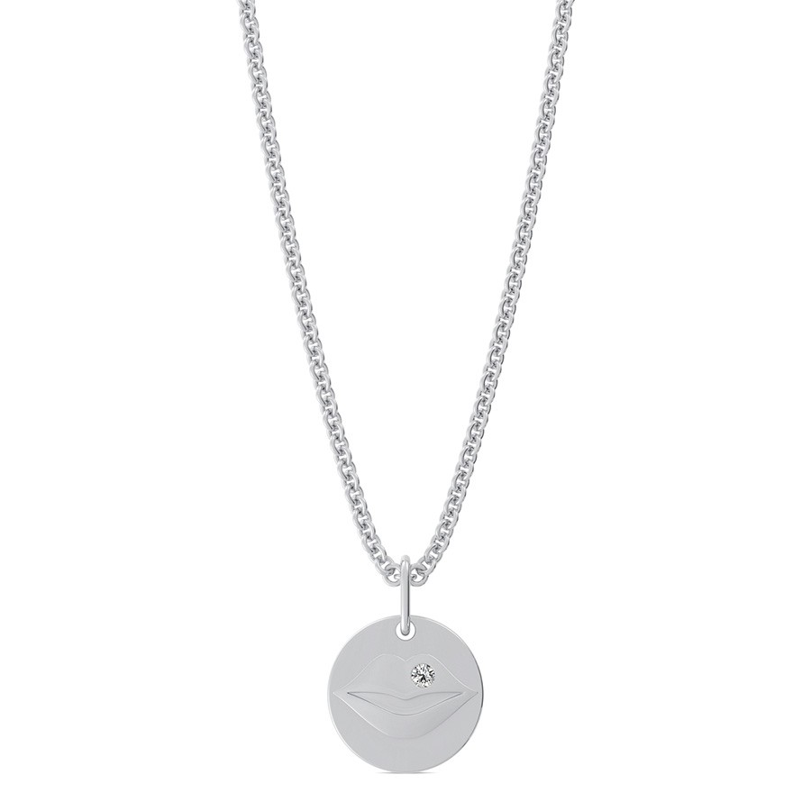Lips Coin Pendant