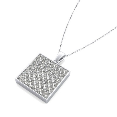 Bezel Cluster Pendants