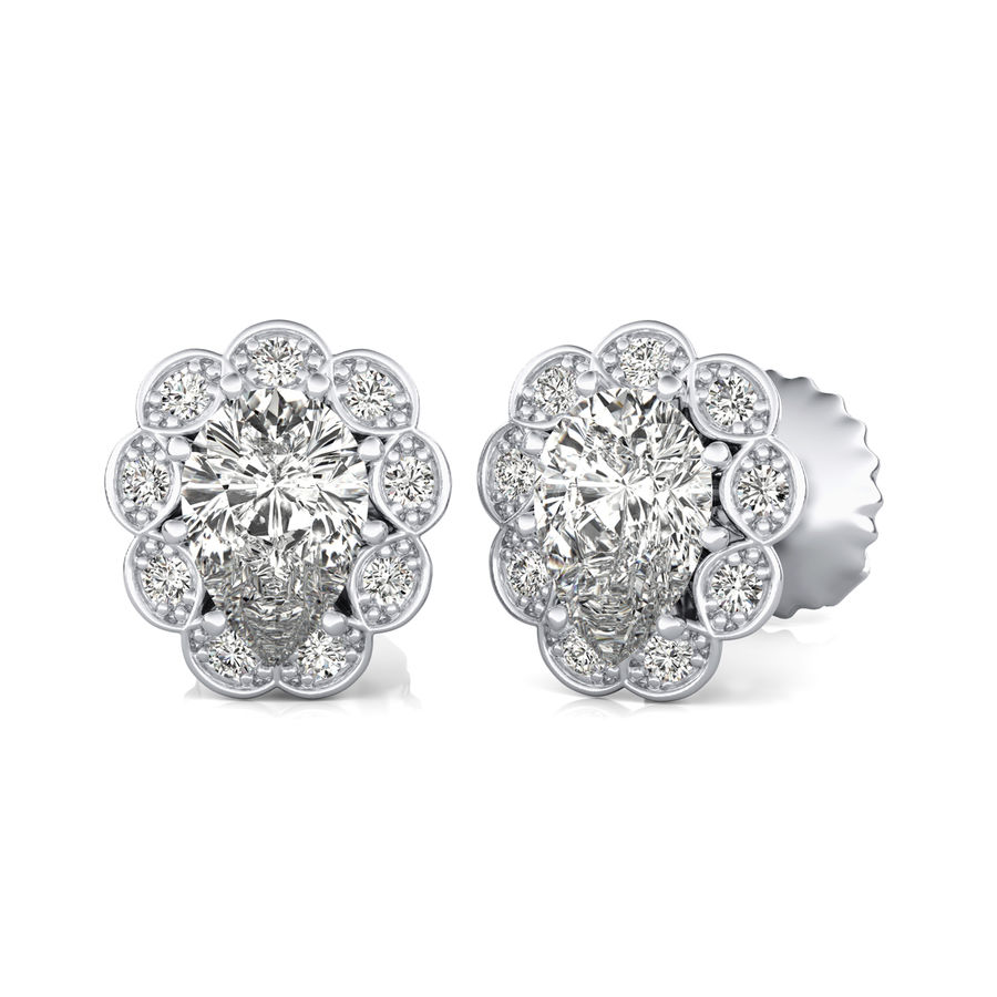 Halo Stud Earrings