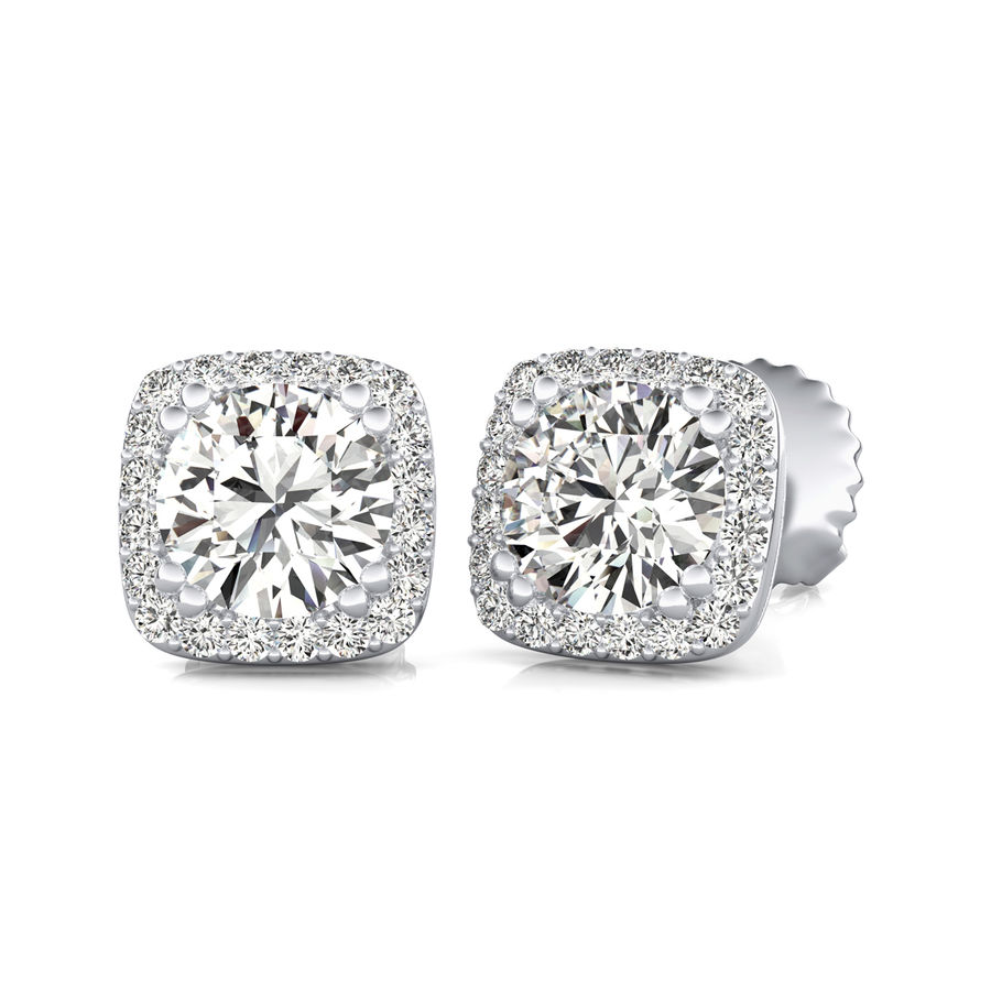 Halo Stud Earrings
