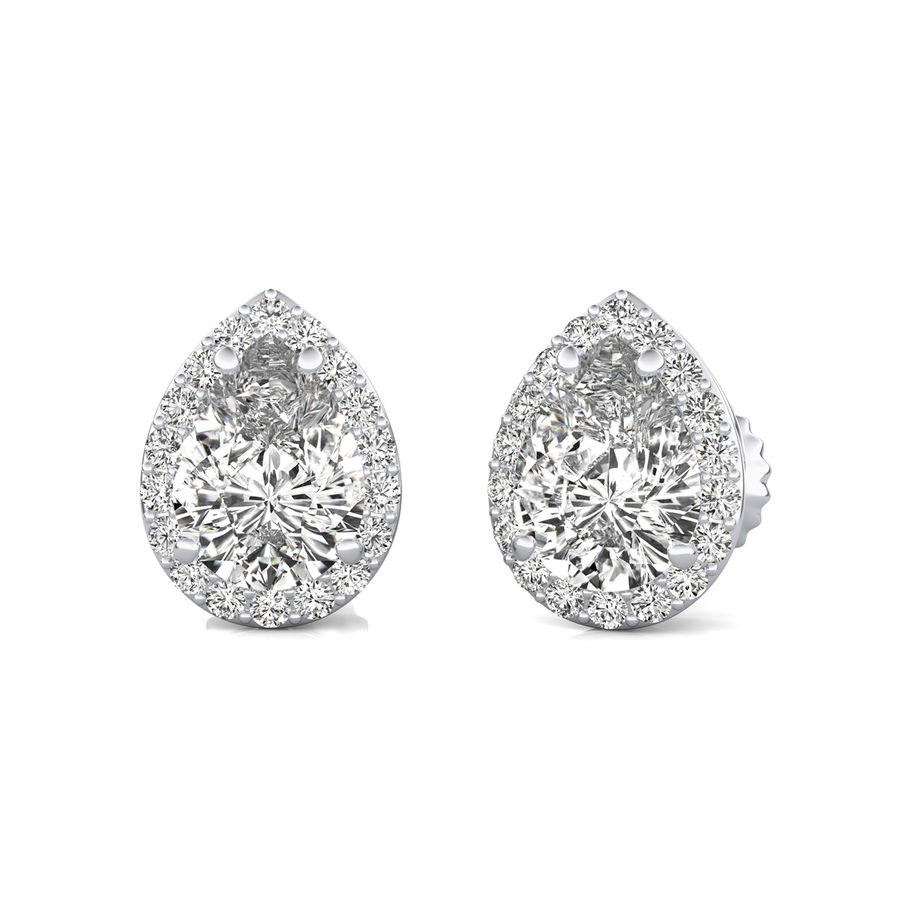 Halo Stud Earrings