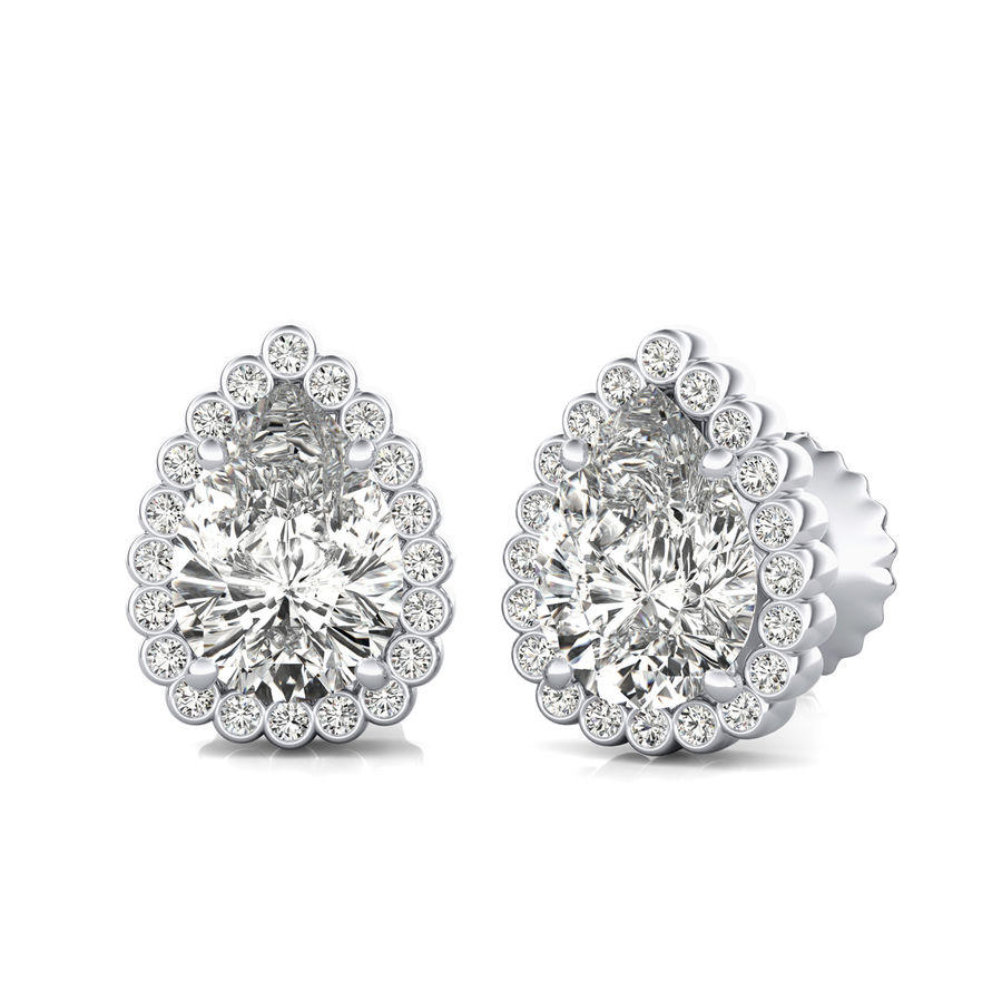 Halo Stud Earrings