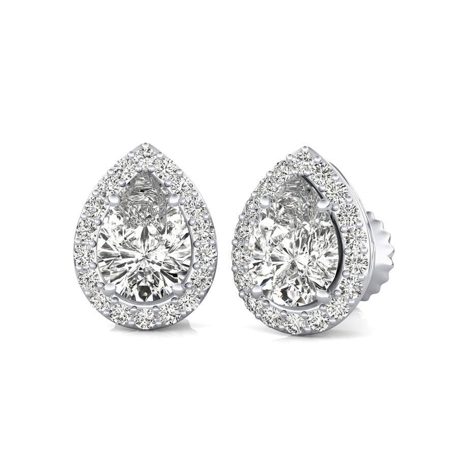 Halo Stud Earrings