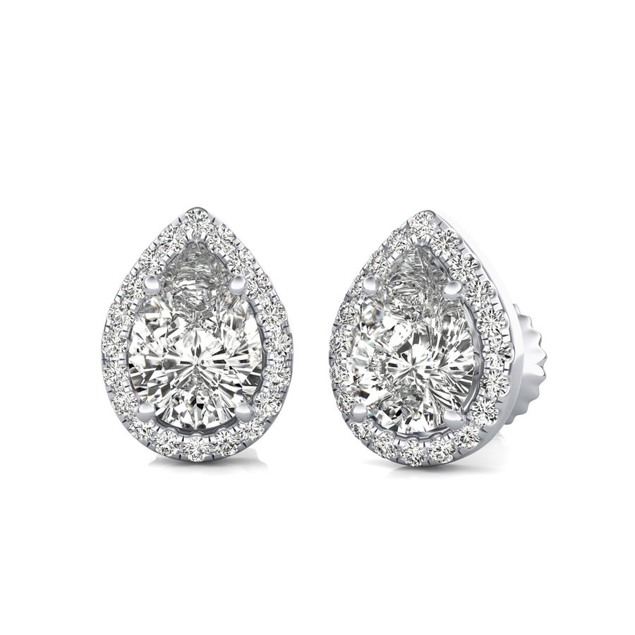 Halo Stud Earrings