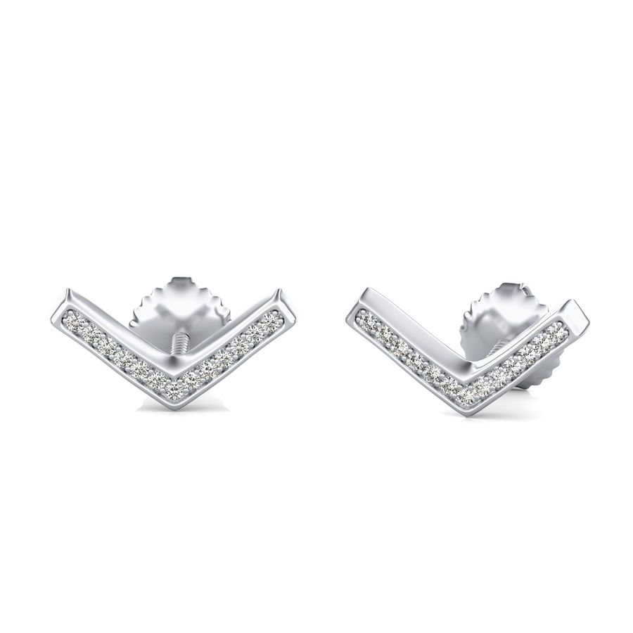 Chevron Stud Earrings