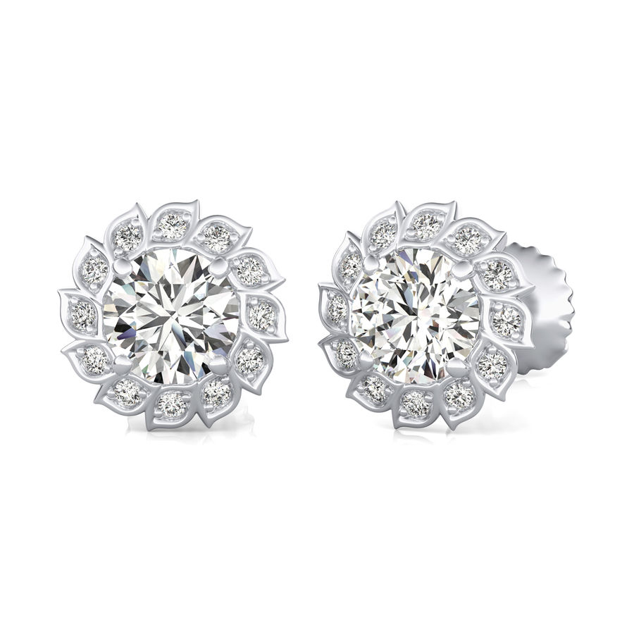 Halo Stud Earrings