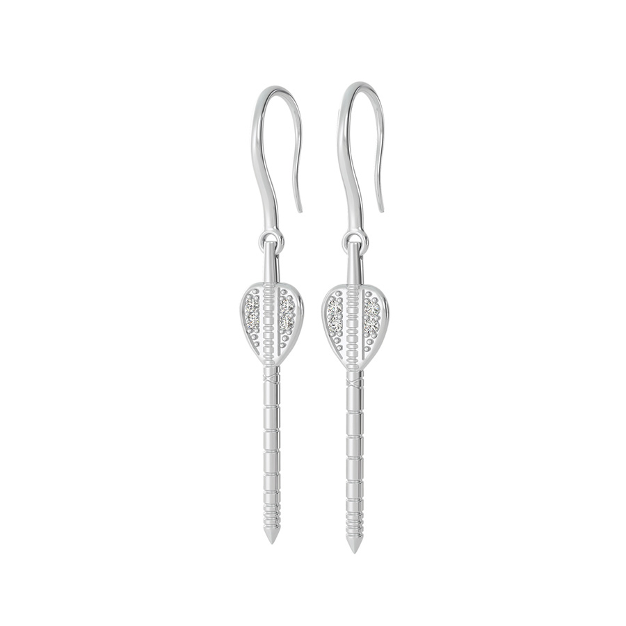 Native Arrow Drop Earrings