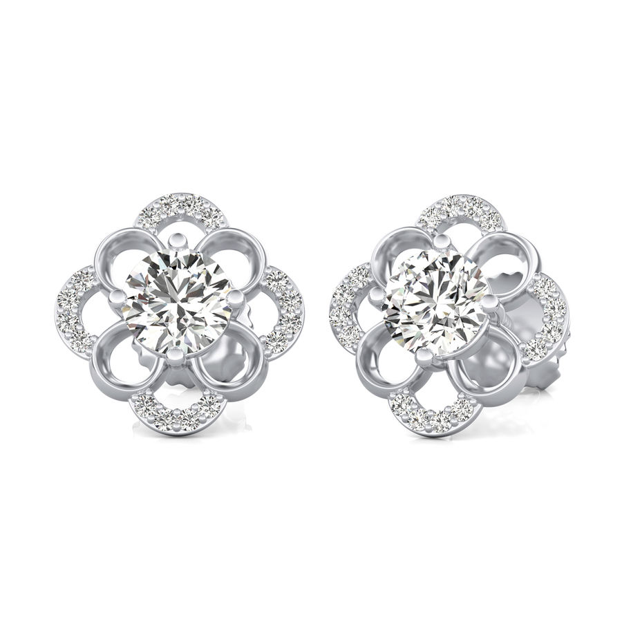 Halo Stud Earrings