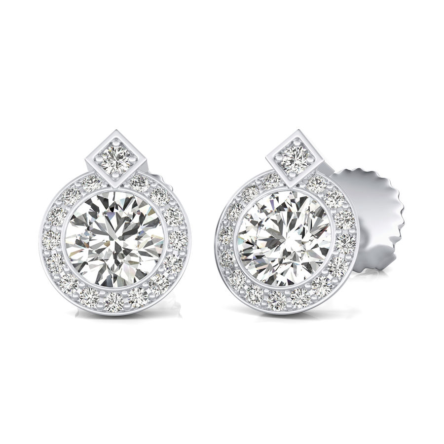 Halo Stud Earrings