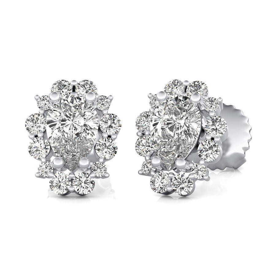 Halo Stud Earrings
