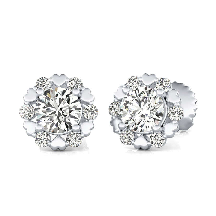 Halo Stud Earrings