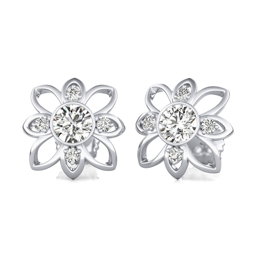 Halo Stud Earrings