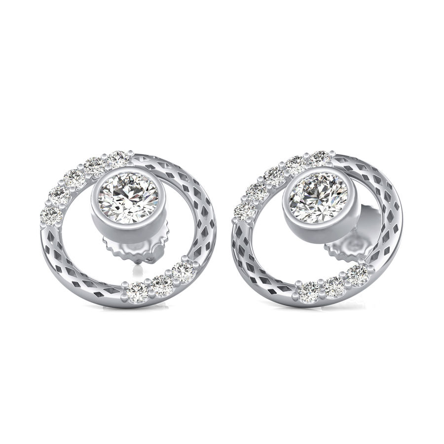 Halo Stud Earrings