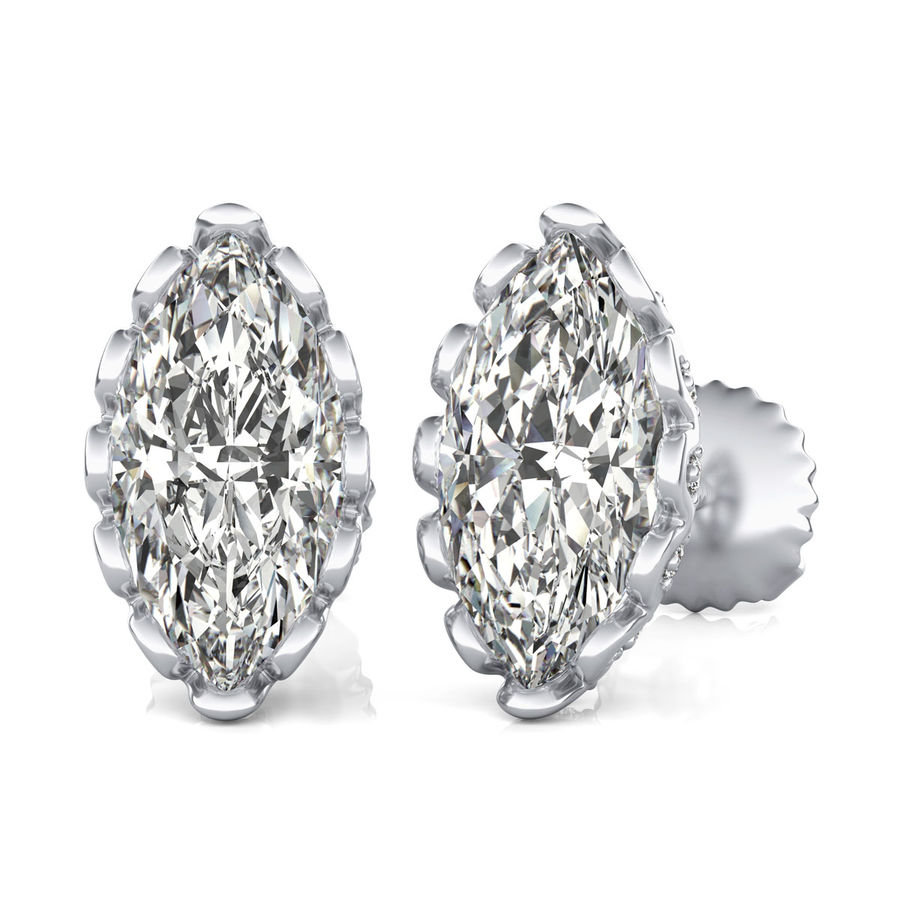 Basket Stud Earrings 