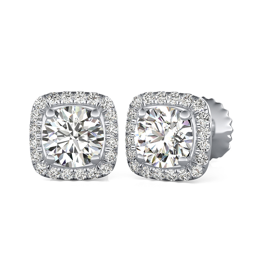Martini Halo Earrings