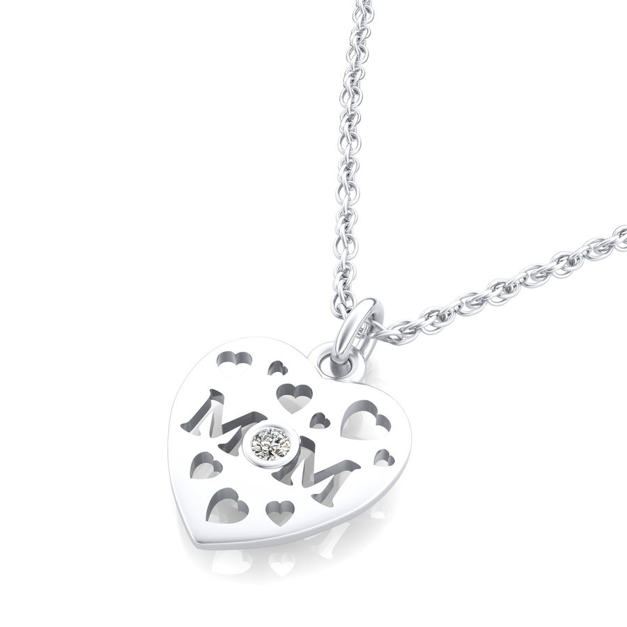 Mom Heart Pendant