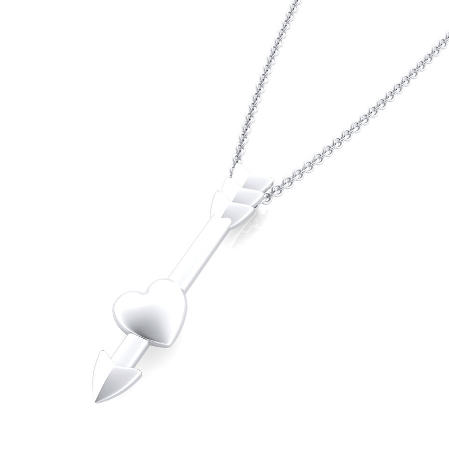 Heart and Arrow Pendant