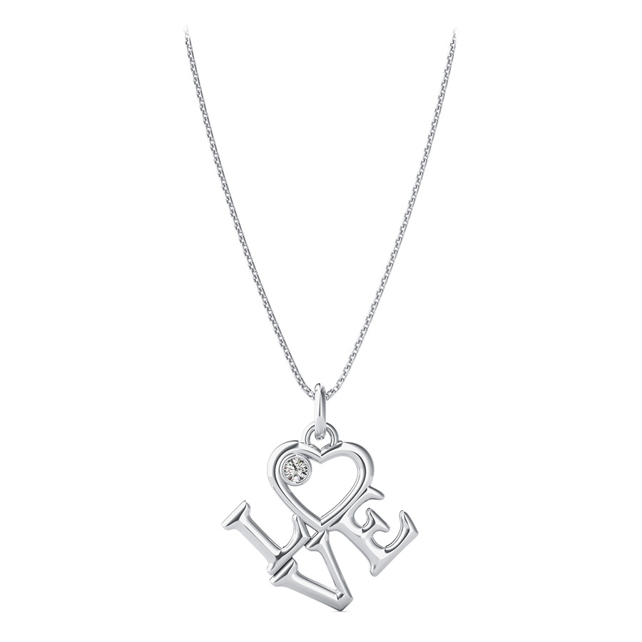 "Love" Heart Pendant