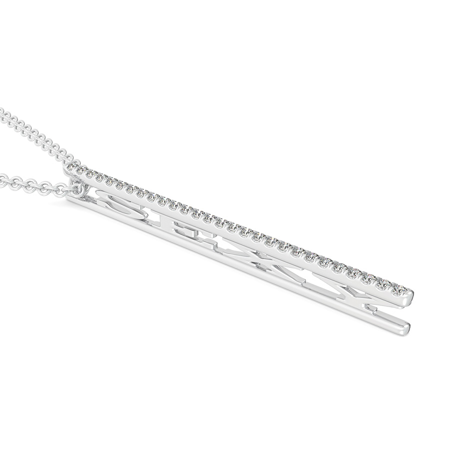 "SEXY"  Drop Bar Pendant 
