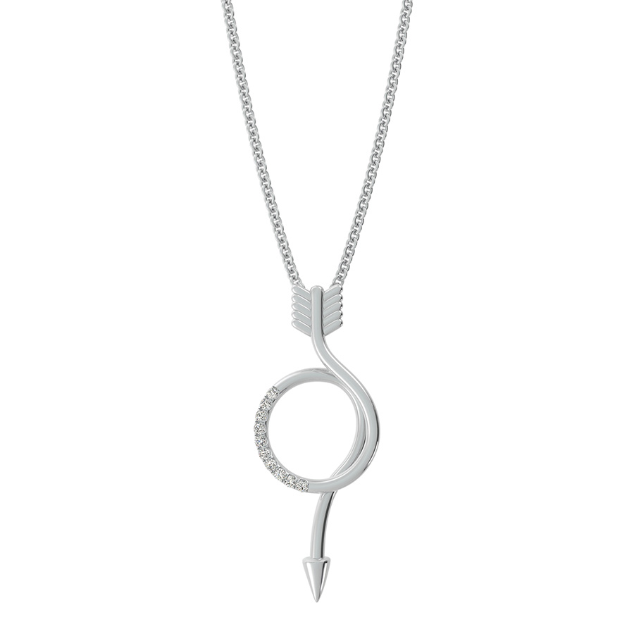Spiral Arrow Pendant